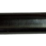 a black rumen bolus horizontal showing stainless end cap
